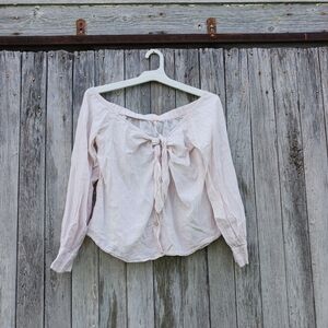 Free People Hello There Beautiful Off The Shoulder Top Womens Size Medium